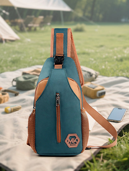 Wear-resistant Crossbody Bag Korean-style Fashionable Bag Outdoor Casual Chest Pack