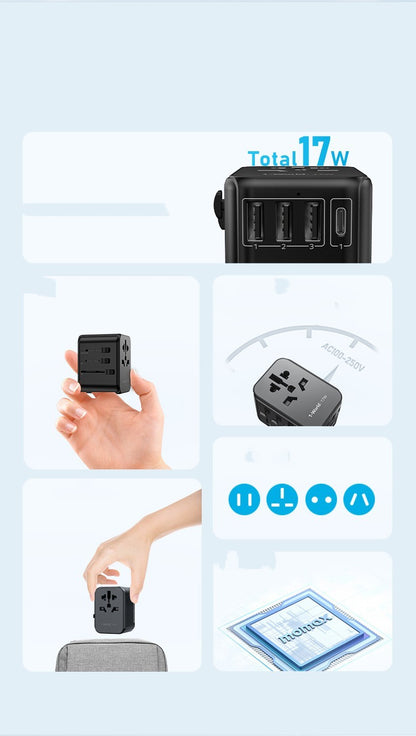 Universal Global Socket Adapter | LOOPDEAL Charger