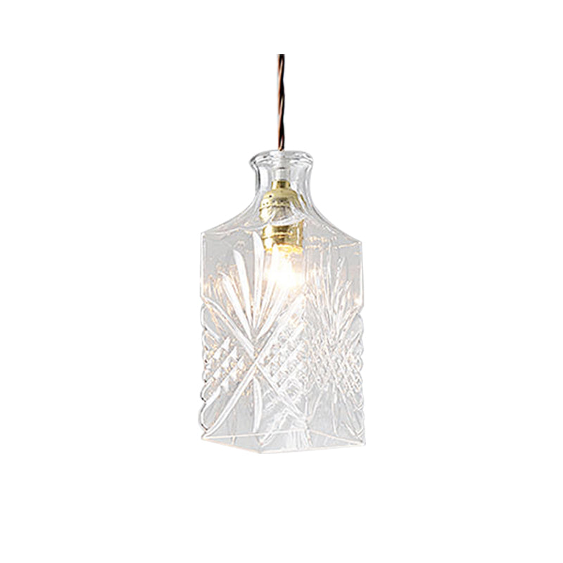 Glass Bottle Chandelier Decorative Hanging Ceiling Light Fixture