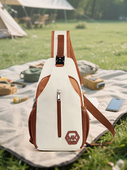 Wear-resistant Crossbody Bag Korean-style Fashionable Bag Outdoor Casual Chest Pack
