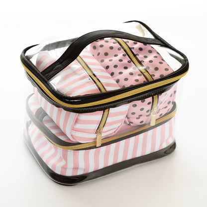 PVC Portable Toiletry Bag | LOOPDEAL Travel Organizer