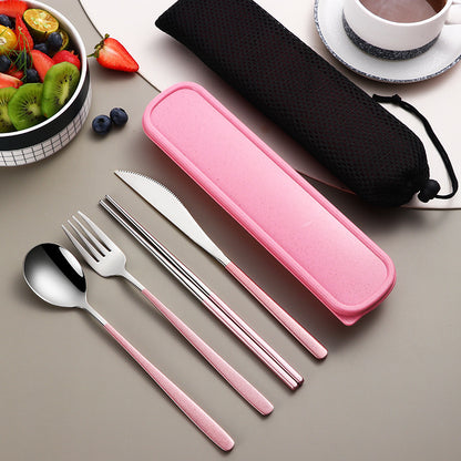 304 Portable Cutlery Set | LOOPDEAL Kitchen & Travel