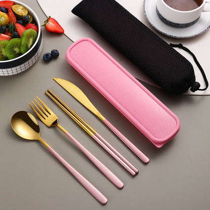 304 Portable Cutlery Set | LOOPDEAL Kitchen & Travel