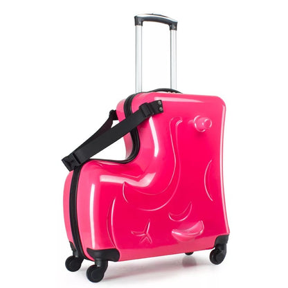 Children's Riding Suitcase Trolley Case | LOOPDEAL
