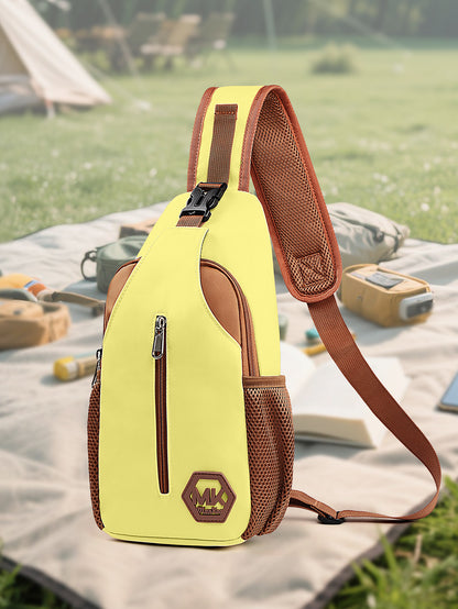 Wear-resistant Crossbody Bag Korean-style Fashionable Bag Outdoor Casual Chest Pack