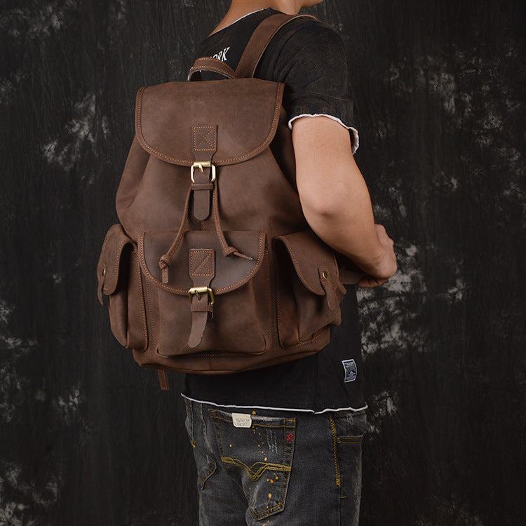 Drawstring Travel Backpack for Men | LOOPDEAL Bags
