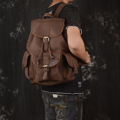 Drawstring Travel Backpack for Men | LOOPDEAL Bags