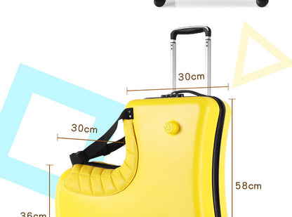 Children's Riding Suitcase Trolley Case | LOOPDEAL