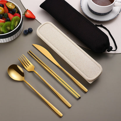 304 Portable Cutlery Set | LOOPDEAL Kitchen & Travel