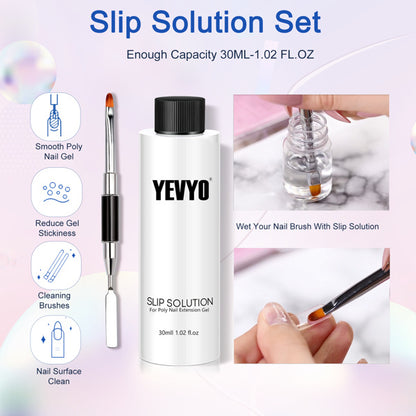 6 PCS Polygel Nail Kit with UV Light | LOOPDEAL Tools