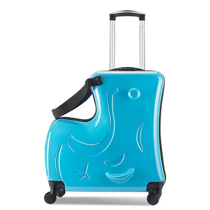 Children's Riding Suitcase Trolley Case | LOOPDEAL