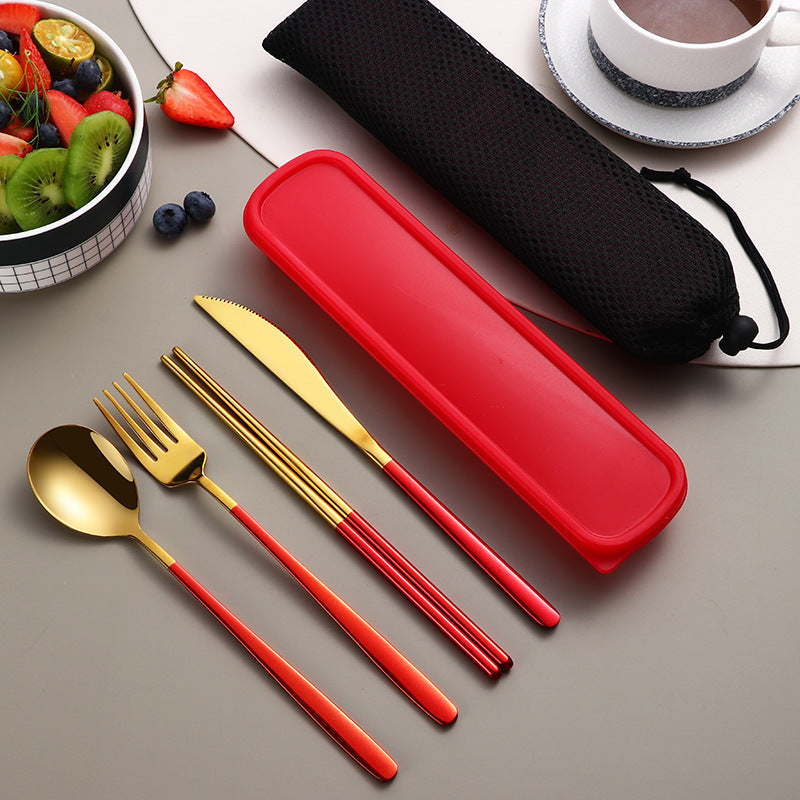 304 Portable Cutlery Set | LOOPDEAL Kitchen & Travel