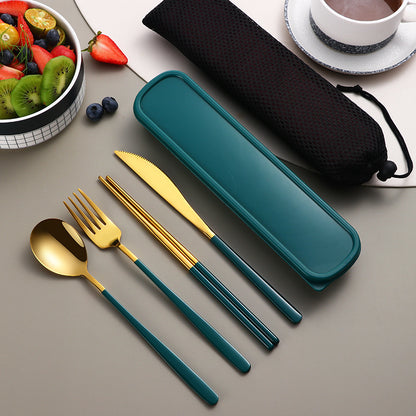 304 Portable Cutlery Set | LOOPDEAL Kitchen & Travel