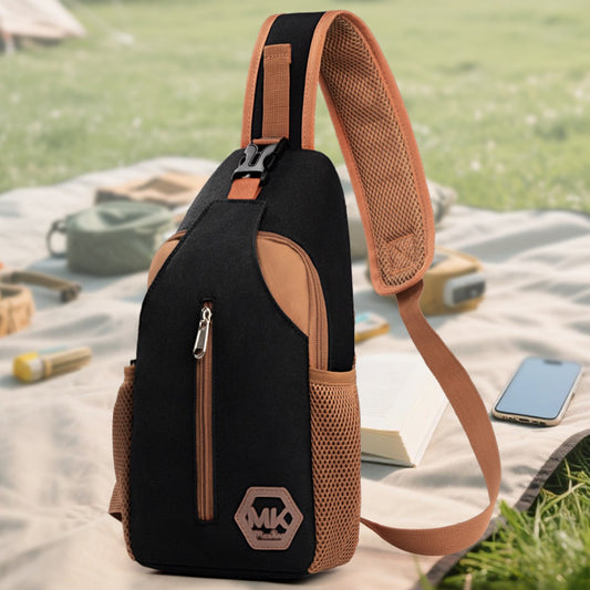 Wear-resistant Crossbody Bag Korean-style Fashionable Bag Outdoor Casual Chest Pack