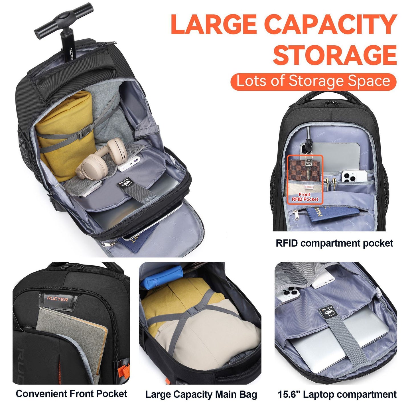 Multi-function Trolley Backpack | LOOPDEAL Travel Gear